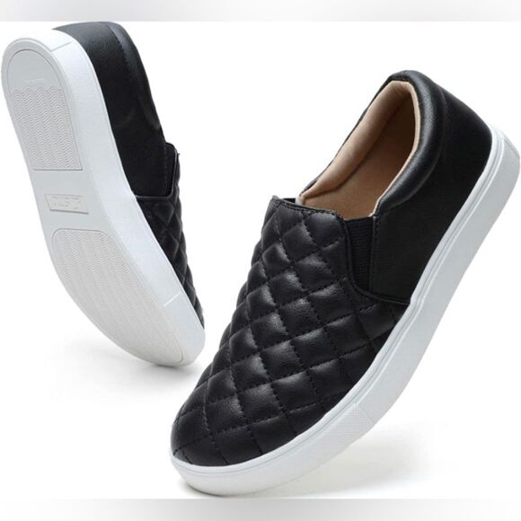 STQ Loafers for Women Memory Foam Slip On Sneakers Comfort Fall Shoes - Picture 1 of 11